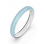 Swarovski Čudovit prstan z modrimi kristali Swarovski Stone 5642903 (Obseg 55 mm)