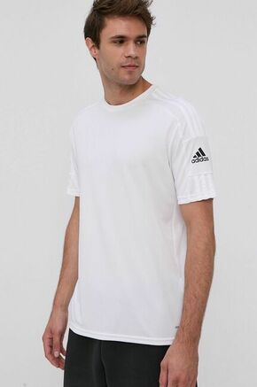 Adidas Performance T-shirt - bela. T-shirt iz zbirke adidas Performance. Model narejen iz tanka