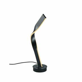 Črna LED namizna svetilka s kovinskim senčilom (višina 64
