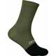 POC Flair Sock Mid Epidote Green/Uranium Black M Kolesarske nogavice