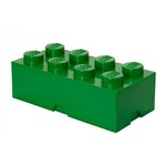 LEGO škatla za shranjevanje 8 - temno zelena 250 x 500 x 180 mm