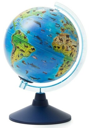 Alayskyjev 25 cm ZOO Globe Za predšolske otroke EN