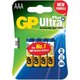 GP baterije Batteries Ultra Plus AAA, 4 kom