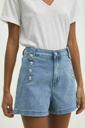 Jeans kratke hlače Answear Lab ženski - modra. Kratke hlače iz kolekcije Answear Lab