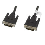 NEW Video Digitalen Kabel DVI-D Lanberg CA-DVIS-10CC-0018-BK 1,8 m