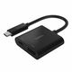 Belkin adapter, USB-C, HDMI, napajalni, 60W PD, črn (AVC002btBK)