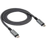 shumee Kabel USB-C USB-C Akyga AK-USB-45 8k@60Hz 4k@120Hz 40Gbps USB4 PD 240W e-Mark 1m