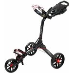 BagBoy Nitron Black/Red Ročni voziček za golf