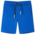 vidaXL Otroške kratke hlače z vrvico modre 140