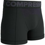 Compressport Seamless Boxer M Black/Grey XL Tekaško spodnje perilo