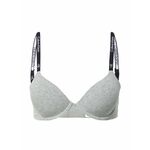Calvin Klein Underwear Top nedrček Unlined Bralette 000QF7216E Siva