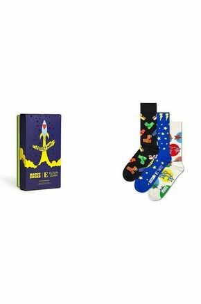 Nogavice Happy Socks x Elton John Gift Set Gift Box - pisana. Nogavice iz kolekcije Happy Socks. Model izdelan iz elastičnega