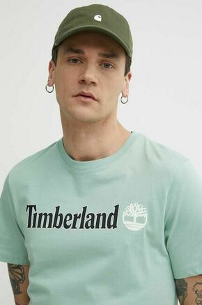 Bombažna kratka majica Timberland moška