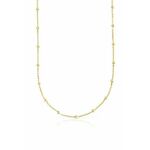 Ogrlica iz srebra prevlečenega z zlatom Tous - zlata. Ogrlica iz kolekcije Tous. Model izdelan srebra čistine 925, prekritega s 18-karatnim zlatom.