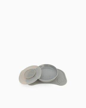TWISTSHAKE Click-mat Mini blazinica s ploščico pastelno siva