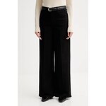 Kavbojke Filippa K črna barva, 31975 - črna. Kavbojke iz kolekcije Filippa K wide leg kroja, z visokim pasom. Model izdelan iz gladkega denima.