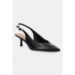 Guess salonarji usnjeni YANNICKE2 črna FLT2CK.LEA05.BLACK