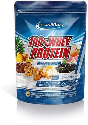 IronMaxx 100% Whey Protein 500g vrečka - Cassis-Jogurt