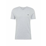 Lacoste kratka majica - siva. Kratka majica iz kolekcije Lacoste. Model izdelan iz tanke, elastične tkanine.