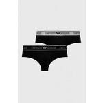 Moške spodnjice Emporio Armani Underwear 2-pack moški - pisana. Spodnje hlače iz kolekcije Emporio Armani Underwear. Model izdelan iz elastične pletenine. V kompletu sta dva para. Model je priložena kozmetična torbica.