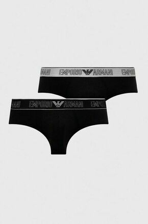 Moške spodnjice Emporio Armani Underwear 2-pack moški - pisana. Spodnje hlače iz kolekcije Emporio Armani Underwear. Model izdelan iz elastične pletenine. V kompletu sta dva para. Model je priložena kozmetična torbica.