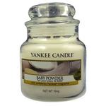 Yankee Candle dišeča sveča Baby Powder Classic, majhna, 104 g
