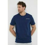 Bombažna kratka majica G-Star Raw moški, mornarsko modra barva - mornarsko modra. Kratka majica iz kolekcije G-Star Raw, izdelana iz tanke, elastične pletenine. Model iz zračne bombažne tkanine.