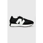 Superge New Balance Ms327cbw črna barva - črna. Superge iz kolekcije New Balance. Model izdelan iz kombinacije tekstilnega materiala in semiš usnja.