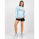 Ex moda Ženska potiskana majica LOS ANGELES svetlo modra EM-BL-617-H.21X_382799 S-M