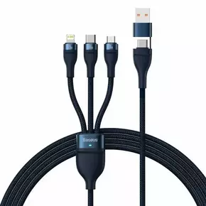BASEUS Flash Series II kabel USB Type C / USB Type A - USB Type C / Lightning / micro USB 100 W 1