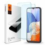 Zaščitno Kaljeno Steklo za telefon SAMSUNG GALAXY A14 4G / 5G Spigen Glas.Tr Slim / 2 kom