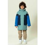 Otroška vodoodporna jakna Gosoaky CITY FOX turkizna barva - turkizna. Otroška vodoodporna jakna iz kolekcije Gosoaky. Delno podložen model, izdelan iz vodoodpornega materiala.