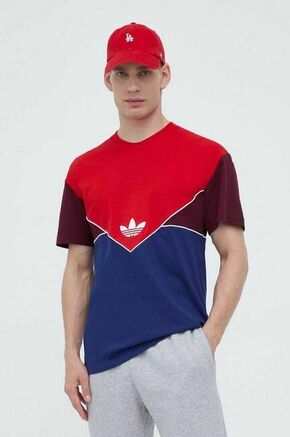 Bombažna kratka majica adidas Originals rdeča barva - rdeča. Kratka majica iz kolekcije adidas Originals