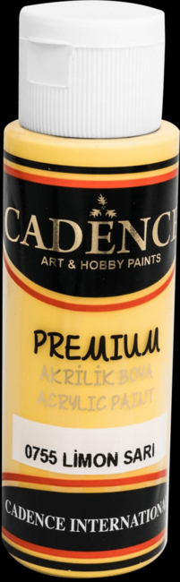 Cadence Akrilna barva Premium - rumena / 70 ml