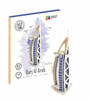WEBHIDDENBRAND NiXiM Lesena 3D sestavljanka - Burj Al Arab