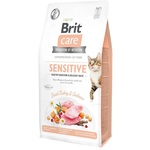 NEW BRIT Care suha hrana za mačke Grain-Free Sensitive Turkey&amp;Salmon - 400 g