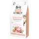 NEW BRIT Care suha hrana za mačke Grain-Free Sensitive TurkeySalmon - 400 g