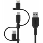 Belkin Boost Charge CAC001BT1MBK Črna 1 m USB kabel