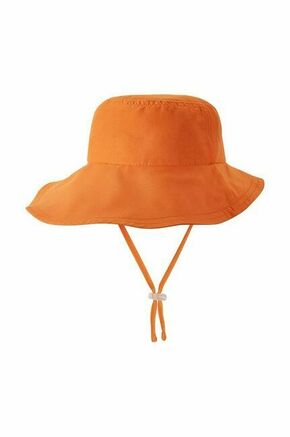 Otroški klobuk Reima Rantsu oranžna barva - oranžna. Otroški klobuk iz kolekcije Reima. Model s širokim robom