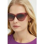 Sončna očala Tous ženska, vijolična barva, STOB86_540AFD - vijolična. Sončna očala iz kolekcije Tous. Model s toniranimi stekli in okvirji iz plastike. Ima filter UV 400.