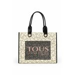Torbica Tous - pisana. Velika torbica iz kolekcije Tous. na zapenjanje, izdelan iz ekološkega usnja.