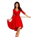 Numoco Ženska obleka 210-6, rdeča, L