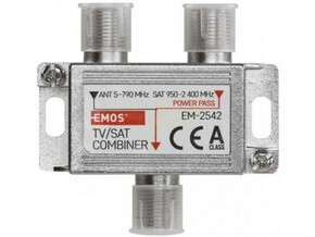 EMOS združilnik za CATV in DVB-T signale J0198