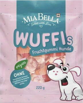 Mia Bella Wuffis - Gumijasti bonboni v obliki psa - 220 g