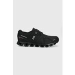 Tekaški čevlji On-running Cloud 5 črna barva - črna. Tekaški čevlji iz kolekcije On-running. Model s tehnologijo, ki zagotavlja blaženje udarcev.