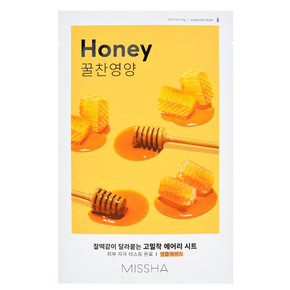 MISSHA Airy Fit Sheet Mask (Honey) - maska za obraz z izvlečkom medu