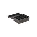 Črna kovinska škatla za čaj LABEL51