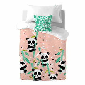 Otroška bombažna posteljnina Moshi Moshi Panda Garden
