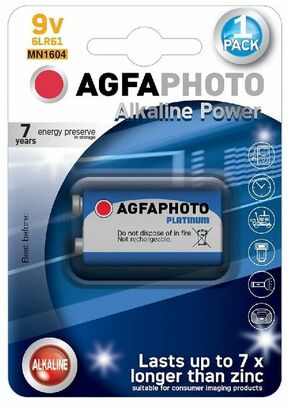 AgfaPhoto Power alkalna baterija 9V