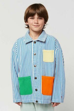 Otroška jeans srajca Bobo Choses - modra. Otroški srajca iz kolekcije Bobo Choses